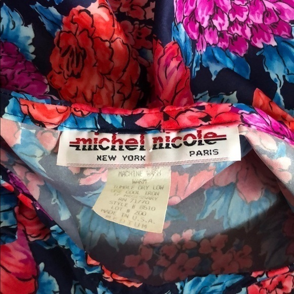 Vintage Floral‎ Top Size M - Picture 2 of 2